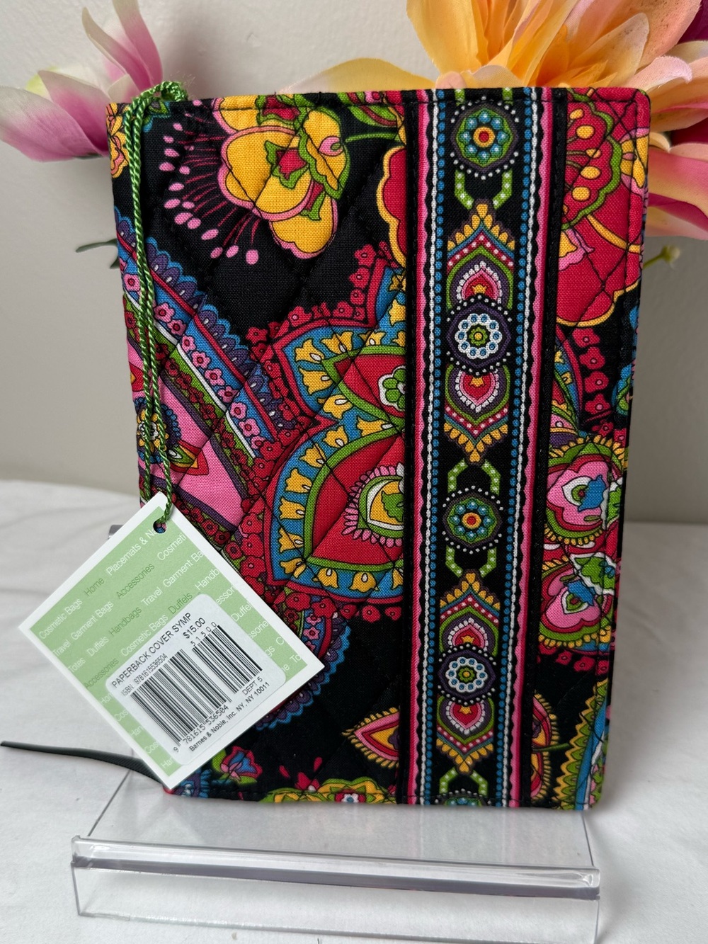 NWT Vera Bradley Symphony In Hue Paperback Book Cover – 8” X 5”